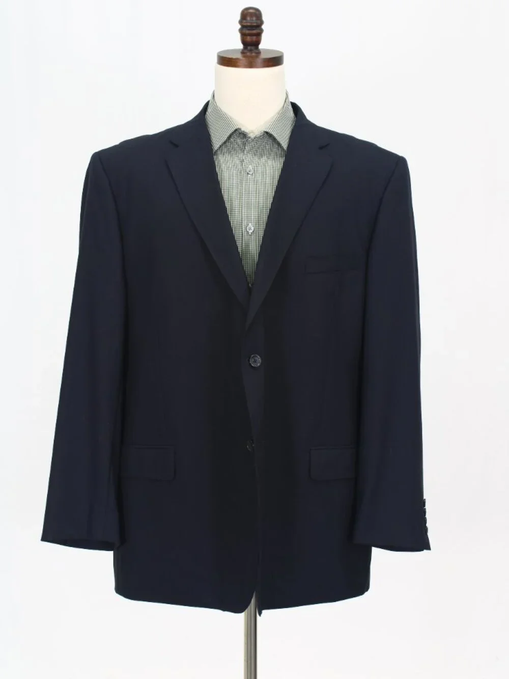 Joseph & Feiss 50R 42x29 Navy Full Suit 2-Button Solid R953